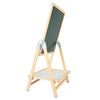 Kids Wooden 2 In 1 Blackboard & Whiteboard Childrens Easel Chalk Drawing Board
