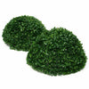 Pair of 26cm Artificial Green Boxwood Buxus Topiary Grass Hanging Ball Garden UK