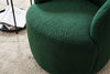 Modern Accent Armchair 360°Swivel Chair Sofa Living Room Bedroom Furniture Green