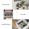 Roll Filing Cabinets File Cabinet with Drawer Narrow Storage Side Table White