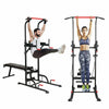Dip Station Pull Up Bar Multi Gym Power Tower Home Fitness Equipment Machine UK