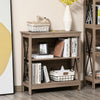 Modern Industrial Bookcase Display Unit Small Storage Side Shelving Cabinet