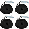 4x 2m Heavy Duty Transport Cars Cargo Ratchet Straps Trailer Tie Down Strap
