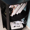 Mondeer Black Corner Table L-shaped Computer Desk Workstation Office Study