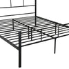 Single Double Bed Metal Frame 3ft 4ft6 Bedroom Furniture with Sprung Mattress