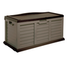 Large Plastic Garden Storage Box Lockable Waterproof Wheels Shed Outdoor Garage