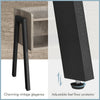 Industrial Side End Table Stackable Bedside Table Storage Nightstand for Bedroom