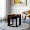 Nesting Coffee Table Set 3 End Tables Stacking Side Tables Nesting Living Room