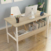 100cm Computer Desk Writing Study Table Office With Shelves Corner Study Home UK