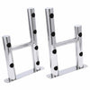 Double Polishing Towel Rail Holder Wall Mounted Bathroom Rack Shelf Stainless St