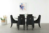 Windsor Tufted Studded Velvet Dining Accent Chair Victoria Door Knocker 1/2/4/6