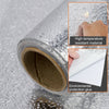 1Roll Waterproof Oil Proof Aluminum Foil Wall Sticker Self Adhesive Kitchen