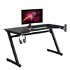 Gaming Desk Computer PC Table Workstation w/ Headphone Hook & Cup Holder Office