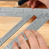 7" HEAVY DUTY ALUMINIUM METAL ROOFING RAFTER SPEED SQUARE ANGLE MITRE GUIDE
