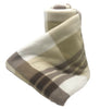 WARM SOFT THROW TRAVEL FLEECE OVER CAMPING TARTAN CHECKED SOFA BED CAR BLANKET