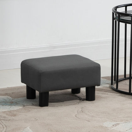 Ottoman Footrest Seat Footstool Chair Luxury Small Grey Home Office