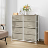 5|6|8 Draws Fabric Chest of Drawer Bedroom Furniture Hallway Storage Metal Frame