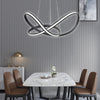 Modern LED Ceiling Light 50/70cm Circle Pendant Lamp Adjustable Chandelier Light