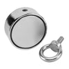 500KG Fishing Magnet Double Sided Round Recovery Salvage Neodymium 75mm