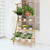3 Tier Wood Flower Plant Pot Shelf Stand Display Ladder Hanging Rack Home Garden