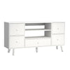 TV Stand Cabinet TV Unit Bench Storage Cabinet with Drawer Shelf for Living Room