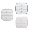 3 Tier Drawer Storage Box Portable Underwear Bra Socks Tidy Divider Jewelry Case
