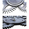 Vintage Handmade Clock Large Gear Wall Clock Rustic Wooden Luxury Art Home Decor