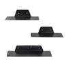 Pack of 3 Metal Floating Wall Shelves Storage for Restaurant Bar Cafe Kitchen