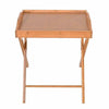 Durable Bamboo Folding Wood Tray Dinner Table Coffee Serving Snack Tea Stand