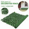 Artificial Screening Ivy Leaf Hedge Panels On Roll Privacy Garden Fence 1m x 3m