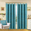 Luxury Jacquard Curtains Fully Lined Eyelet Ring Top Bedroom Living Room Curtain