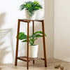 77/97/117cm Tall Bamboo Plant Stand Flower Pot Display Rack Shelf Indoor Outdoor