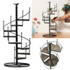 Industrial Spiral Stair Display Stand Table Desk Succulent Pots Ornaments Holder