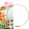 2M Golden Circle Wedding Arch Metal Backdrop Stand Party Decor Flower Rack Frame