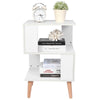 Wooden Bedside Table White Cabinet Unit Storage Shelf Sofa Side Desk Nightstand