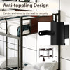 Metal Bunk Bed 3FT Single over Single Loft Bed Frame W/ Ladder Safety Guardrail