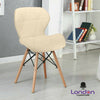 Eiffel Retro Dining Computer Desk Chair Seat Wooden Leg Home Office Room Study