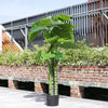 Artificial Alocasia Tree Plant Pot Home Office Exotic Tropical Decor Realistic
