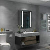 Bathroom Cabinet with Mirror Led Lighted Shaver Socket Wall Hung Demister Pad