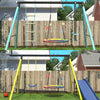 Outdoor Garden Swings and Slides Climbing Metal Frame Play Set For Kids Children