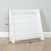 White Childrens Book Case Sling Storage Rack Shelf Boys/Girls Bedroom Furniture