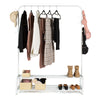Heavy Duty Clothes Rail Rack Garment Hanging Display Stand Shoes Storage Shelves