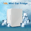 10L Mini Fridge Table top Portable Refrigerator Cooler & Warmer Bedroom Ice Box