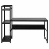 136CM Large Computer Desk Corner Laptop PC Table 2 Tier Shelf Wooden Workstation