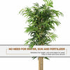 150CM Artificial Tree Realistic Fake Bamboo Plant In/Outdoor Decoration W/ Base