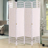 4/6 Panels Folding Room Divider Wicker Floor Standing Privacy Screen Separator