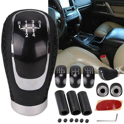3Cap/5 6Speed Universal Manual Car Gear Stick Shift Shifter Knob Lever Durable