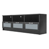Modern TV Unit Stand TV Cabinet 3 Drawer Storage Sideboard Media Livingroom