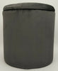 Round Ottoman Storage Pouffe Stool Soft Velvet Footstool Dressing Vanity Chair
