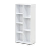 Furinno Reed 7-Cube Reversible Open Shelf Home Office Storage Unit Furniture